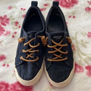 Sperry Women’s Leather Tie Sneaker